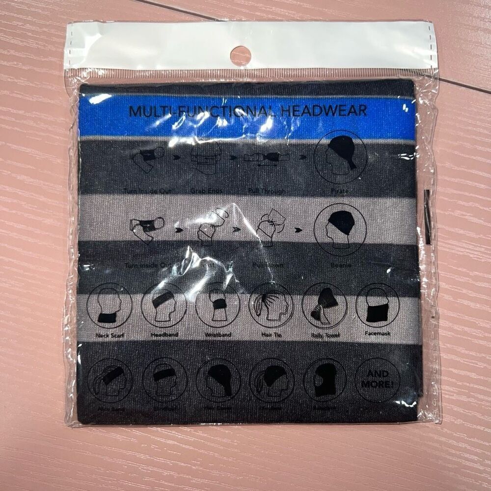 Blue Line Flag Police Face Mask